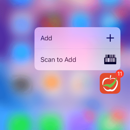 Shortcuts (3D Touch)